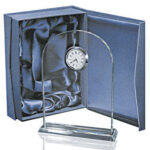 Galvano Cristal Reloj