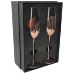 Set de 2 Copas Champagne Encobrizadas