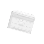 Portatarjeta Rígida Acrílico Horizontal Doble